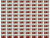 Glass Jam Jars with White and Green Lid 96 pcs 400 ml
