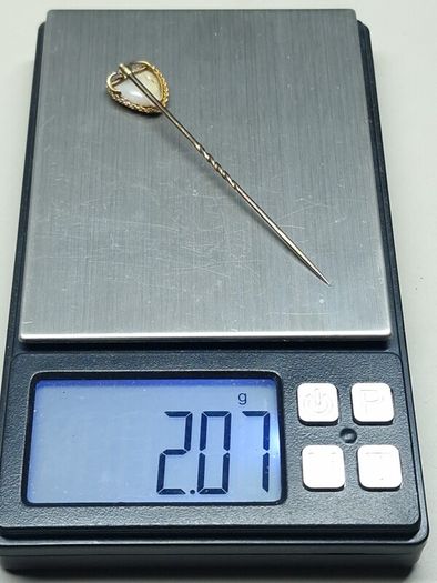 Antique Gold Stick Pin with Agate Stone | Original Jeweller Box | Charters Towers
