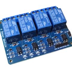 4-Channel 5V Relay Module with Optocoupler | Arduino, Raspberry Pi, STM32 Compatible Developers Board