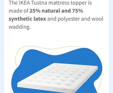 IKEA Tustna Mattress Topper.