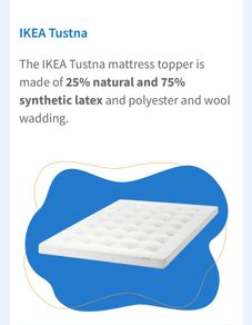 IKEA Tustna Mattress Topper.