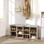 10 Pairs Shoe Storage Bench Shoe Rack Natural/Grey Image 2
