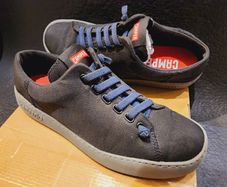 Camper Peu Touring Black Textile Sneakers for Men Size 41