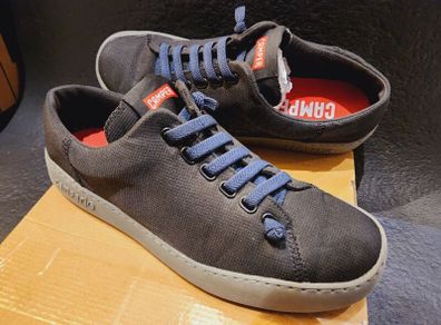 Camper Peu Touring Black Textile Sneakers for Men Size 41