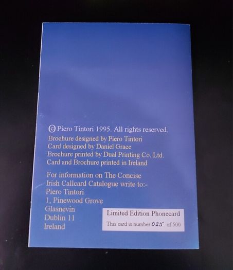 Concise Callcard Catalogue Folder