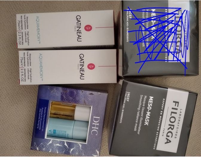 High end skincare products