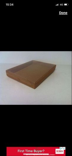 Window box with clear lid