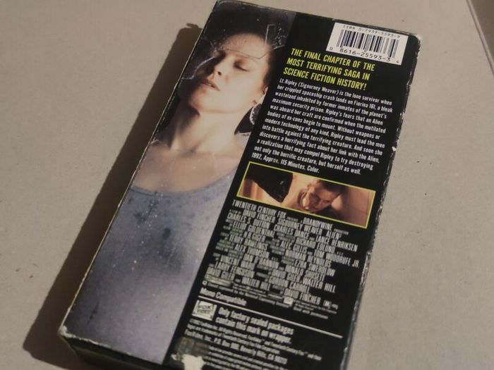 Aliens 3 VHS Video Tape