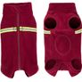 Cosy Polar Fleece Coat for Dogs, Full body Jacket, Dogs Ones With D Ring, Zipper with Reflective Jumpsuit, Winter Clothes for Pet Dog Outdoor or Indoor Small Dogs (Red, XS M, Image 6