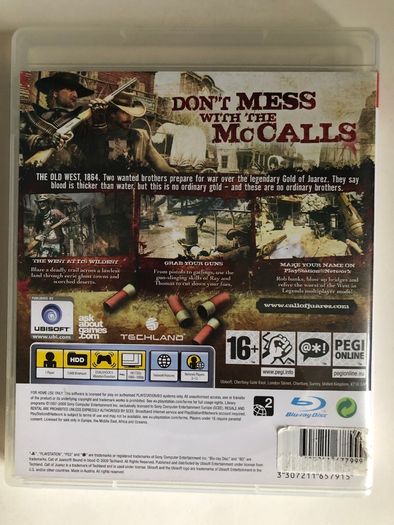 Call Of Juarez: Bound In Blood [2009] (Playstation 3 Game)