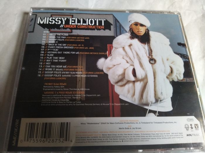 Missy Elliott - Under Construction Cd