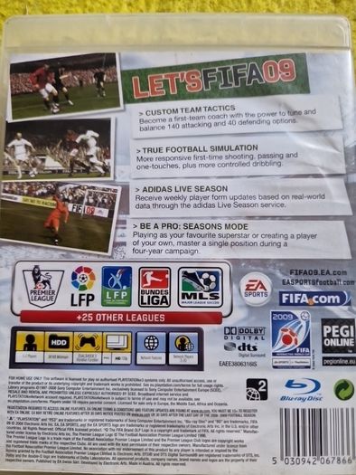 Fifa 09  PlayStation3 Ps3 Games Original