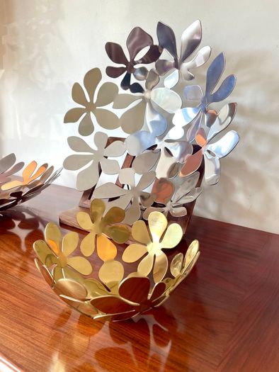 Pair of Vintage Ikea Stockholm Stainless Steel Bowls