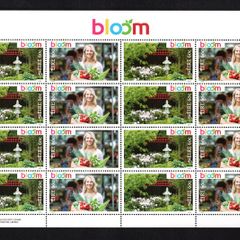 2014 Ireland Bloom Commemorative Stamps Sheetlet Plate 1A1A1A1A Mint Never Hinged (MNH)