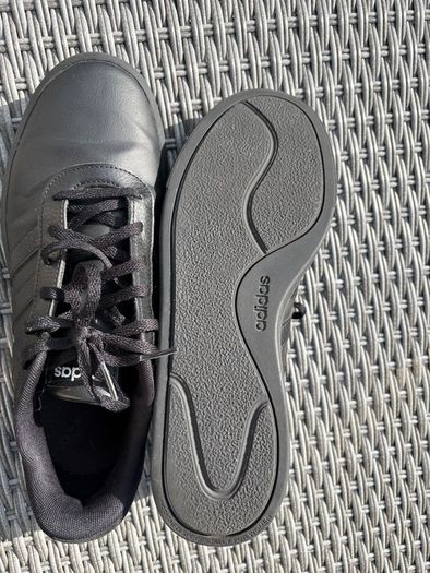 Black adidas school shoes