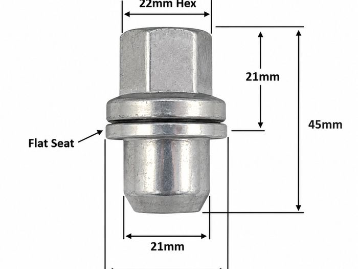 4 x New Nuts. Fit Land Rover Range Rover Sport (2005 - 2022)  (LA4) Delivery