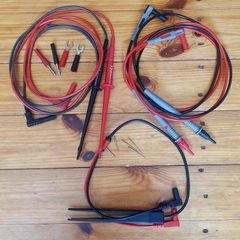 Various meter test leads fluke extech etc