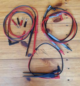 Various meter test leads fluke extech etc