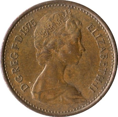 0.5 New Penny, England,