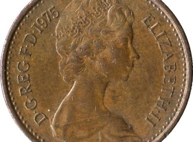 0.5 New Penny, England,