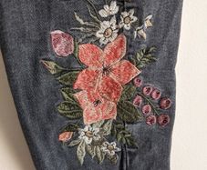 Embroidered jeans