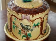 main image for ad A Large Majolica Cheese Dish and Cover