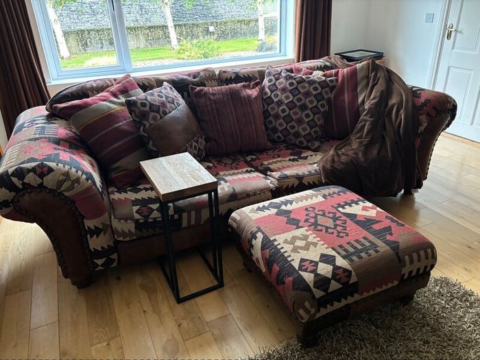 Two couches & Ottoman