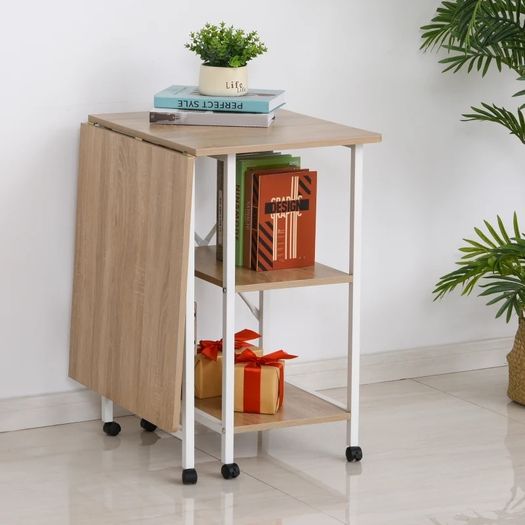 Foldable Computer Desk Multi-use Laptop Desk Writing Table, Portable Space Saving Compact Desk Folding Stroage Table (FREE POSTAGE)