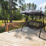 Canopy Garden Swing Seat Chair, Swing Chair Canopy Replacement, Swing Canopy Cover, Waterproof/UV Resistant Cover Patio Hammock Cover Top Garden Outdoor (FREE POSTAGE) Image 4