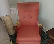 Free Vintage Armchair, Reupholstery/Upcycling Project (Solid Wood Frame)