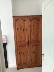 solid pine wardrobe