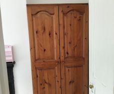 solid pine wardrobe