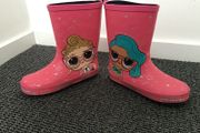 Girls LOL rain boots, size 13 (32)