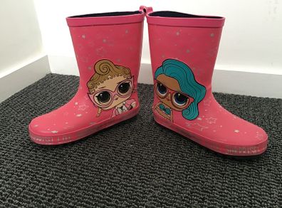 Girls LOL rain boots, size 13 (32)