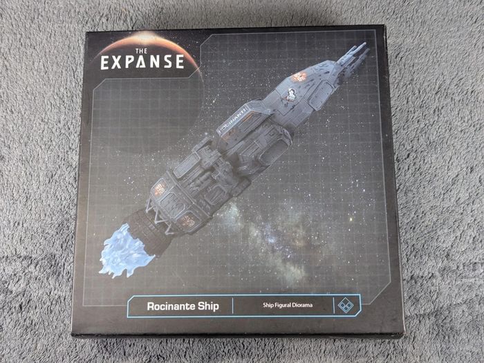 The Exspance Rocinante spacecraft 8 inch replica plus The Exspance Rocinante spacecraft Diorama box lootcrate