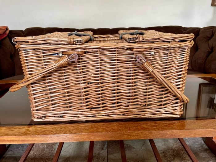 Forest Walk Wicker Picnic Basket