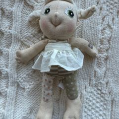 Rubens Mini Eco Buds Lily about 23cm Therapy Doll used Please look at the pictures