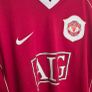 Manchester United 06/07 Long Sleeve Home Image 3
