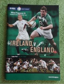 2007 Ireland v England - RBS Six Nations Championship Programme