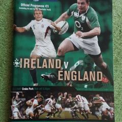 2007 Ireland v England - RBS Six Nations Championship Programme