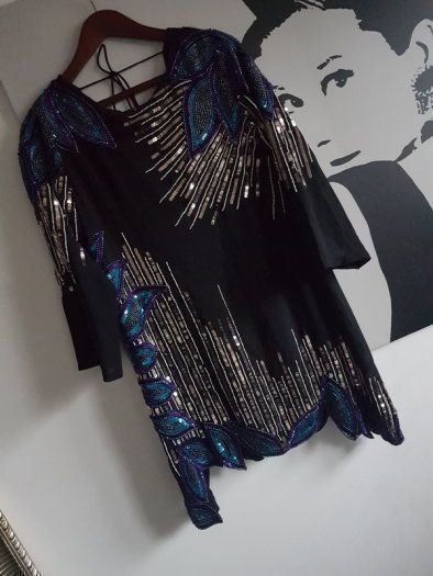 ASOS Sequin Embellished Open Back Dress