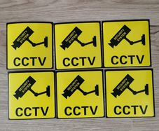 cctv signs 10x10cm
