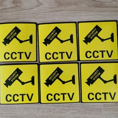 cctv signs 10x10cm