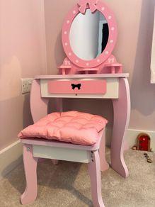 Dressing table and stool