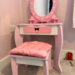 Dressing table and stool
