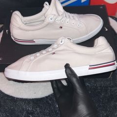Tommy Hilfiger Essential Stripes Sneakers SIZE 41EU 7UK White Stripes