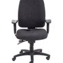 Vista Heavy Duty 24 hour Posture Charcoal or Blue Office Chair Image 6