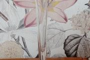 Vintage Hand Blown Amber Glass Bud Vase