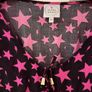 Scamp & Dude black pink stars tie neck maxi dress size 10 Image 2