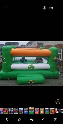 bouncy castles